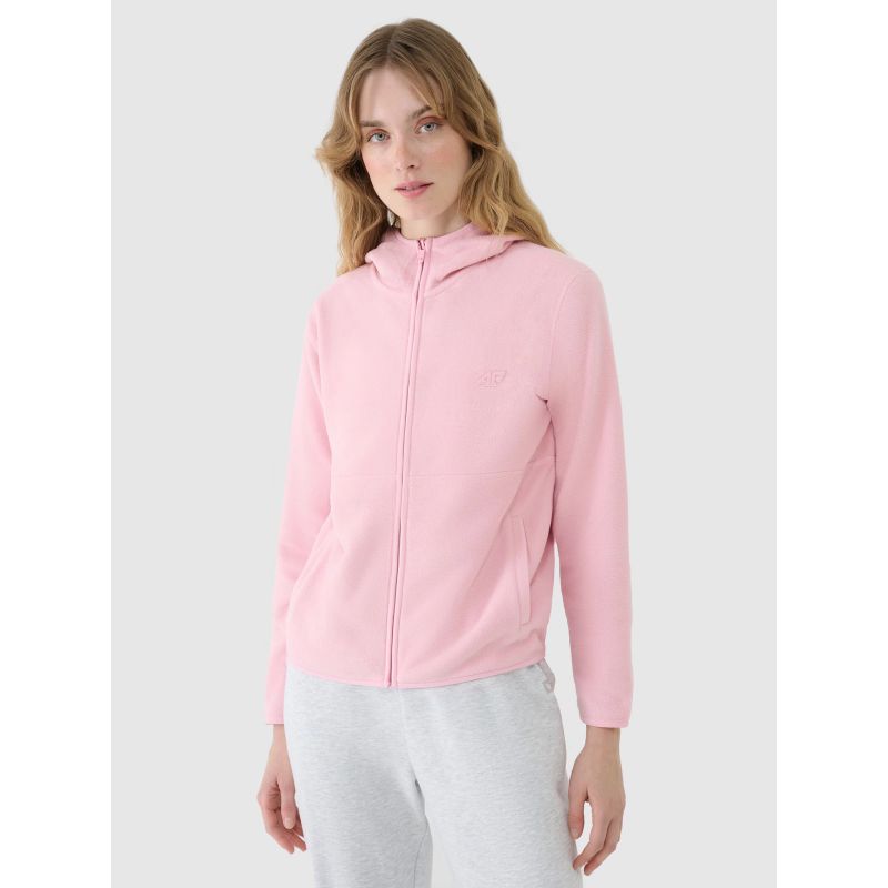 Women's regular fleece with hood 4F 4FWSS25TFLEF323-56S *Kategoria tymczasowa Your Sports Performance