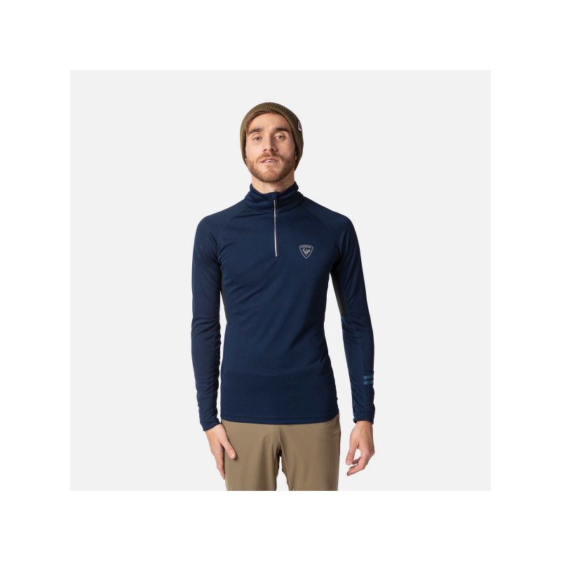 Rossignol Poursuite 1/2 Zip Navy T-Shirt Import z PMSport Your Sports Performance