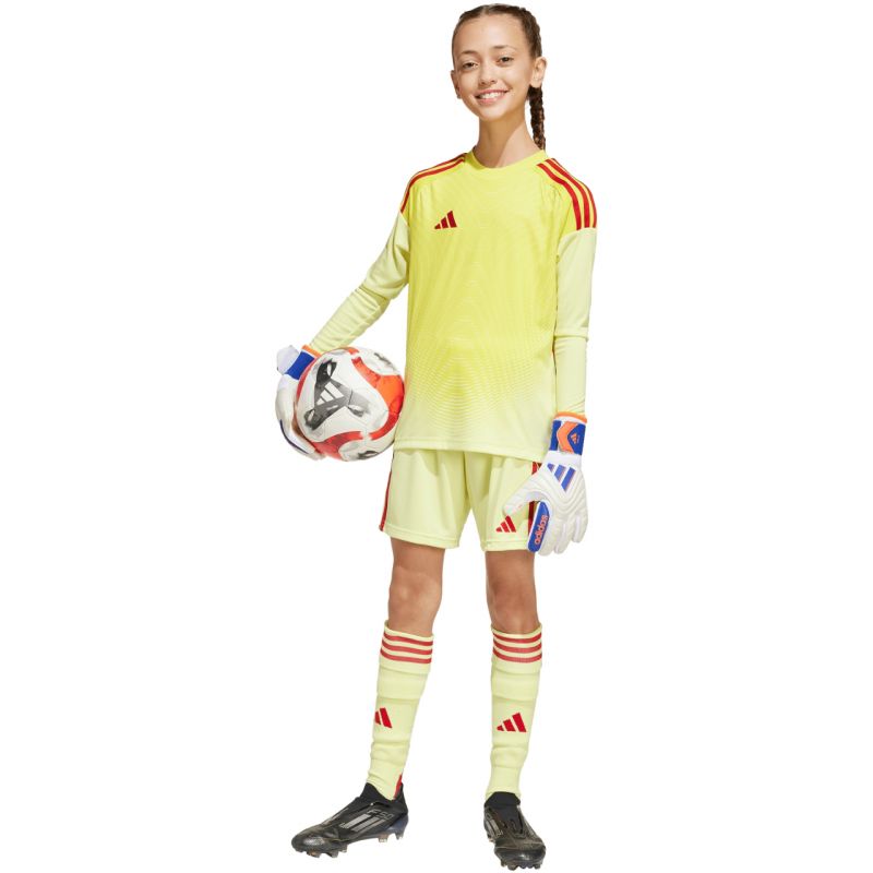 adidas Tiro 24 kids' shorts yellow and red JC6206 In preparation Adidas