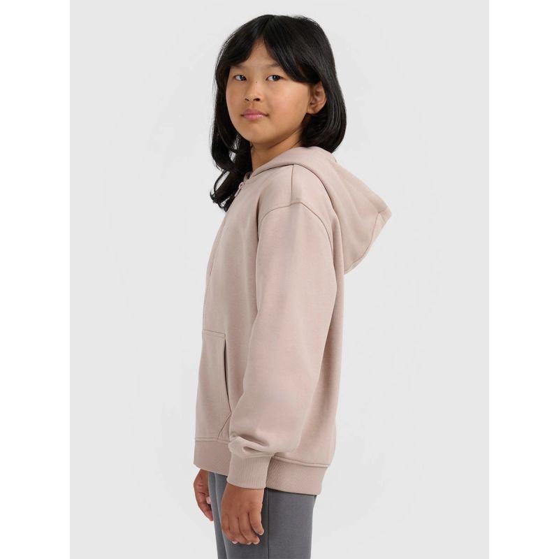 Girls' 4F Zip-Up Hoodie 4FJRAW25TSWSF2466-83S