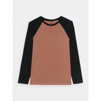Longsleeve regular plain boys 4F Junior 4FJWAW24TLONM293-65S *Kategoria tymczasowa Your Sports Performance