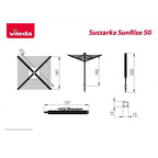Vileda Sun-Rise outdoor dryer AGD - Produkty/Suszarki łazienkowe i wolnostojące Your Sports Performance