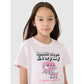 Girls' regular T-shirt with print 4F 4FJRSS25TTSHF2585-12S *Kategoria tymczasowa Your Sports Performance