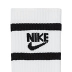 Nike Everyday Cush Crew Youth 6PR Socks, White, Grey, Black CK7302 901