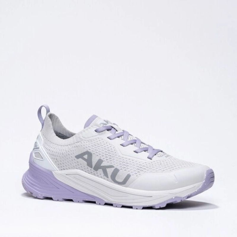 Aku women's outdoor trekking shoes Aira comfortable hiking gray purple
