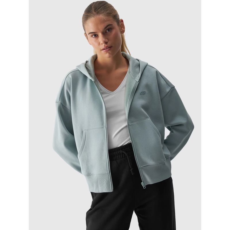 Women's zip-up hooded sweatshirt 4F 4FWAW24TSWSF1306-47S *Kategoria tymczasowa Your Sports Performance