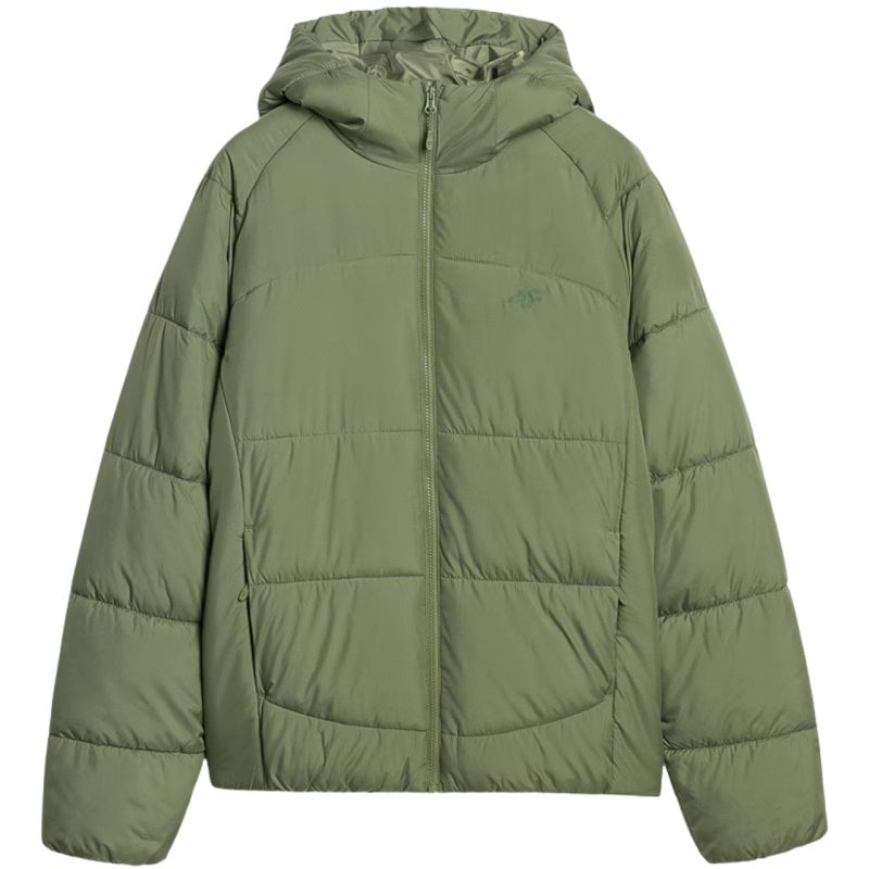 Men's down jacket 4F M0708 khaki 4FRAW25TDJAM0708 43S In preparation Your Sports Performance
