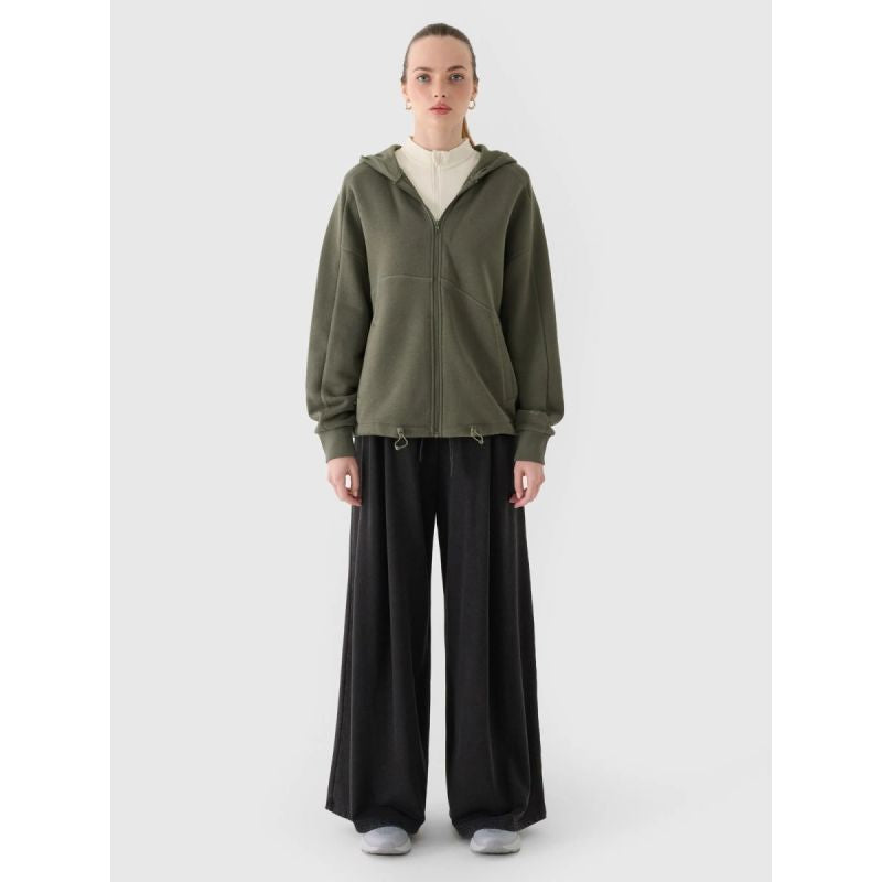 Women's sweatshirt with a hood, 4F 4FRAW24TSWSF2055-43S 4f