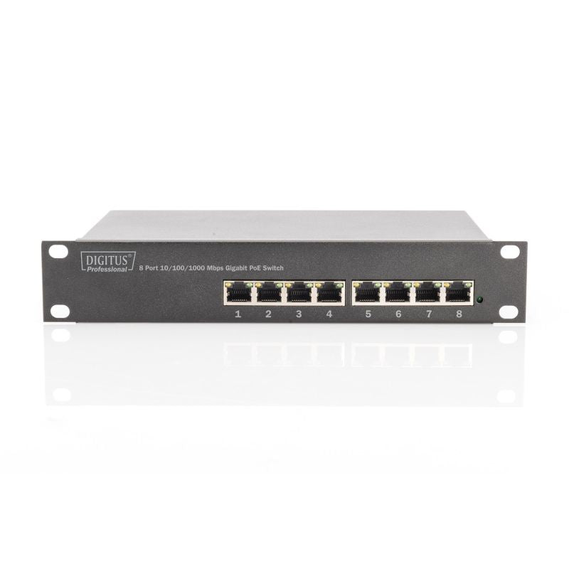 Digitus 10-inch 8-Port Gigabit Ethernet PoE Switch Komunikacja i łączność/Switch-e Your Sports Performance