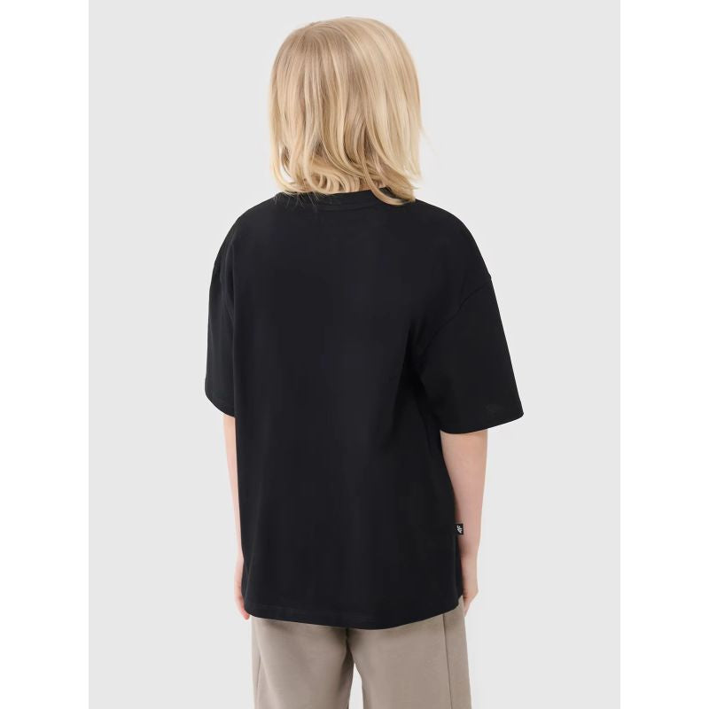 Boy's oversize T-shirt with inscription 4F 4FJWSS25TTSHM2184-20S *Kategoria tymczasowa Your Sports Performance