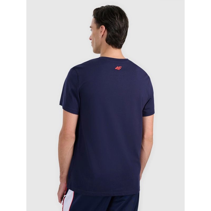 Men's regular printed T-shirt 4F 4FRAW25TTSHM3225-31S 4f