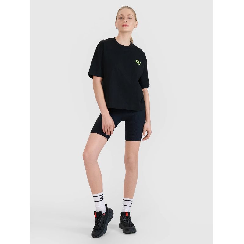 Women's regular printed T-shirt 4F 4FWSS25TTSHF1967-20S 4f