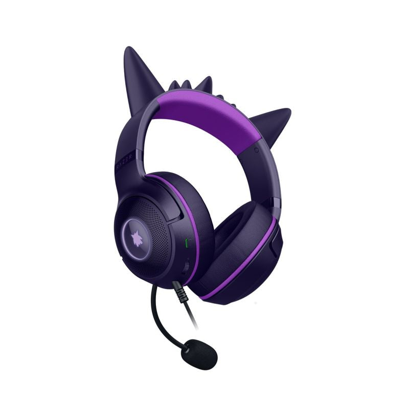 Razer Kraken Kitty V2 Wired Over-Ear Headset Microphone Noise Cancelling Gengar Edition Gaming PC/Słuchawki Your Sports Performance