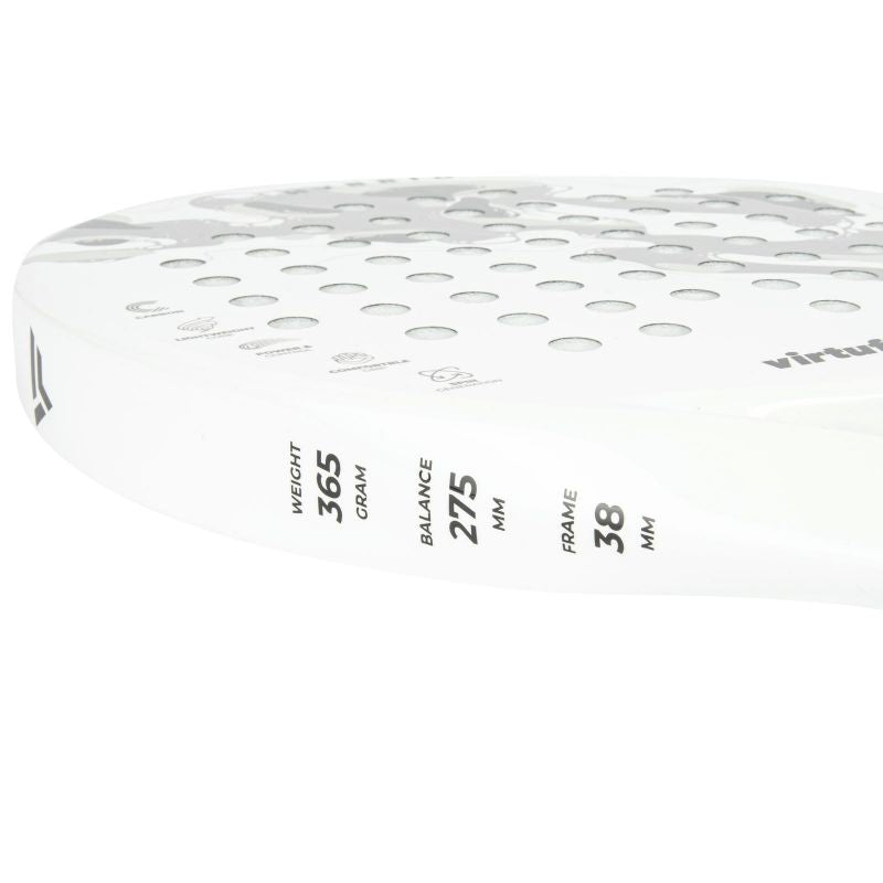 VIRTUFIT HYBRID PADEL RACKET - WHITE-GRAY In preparation Your Sports Performance
