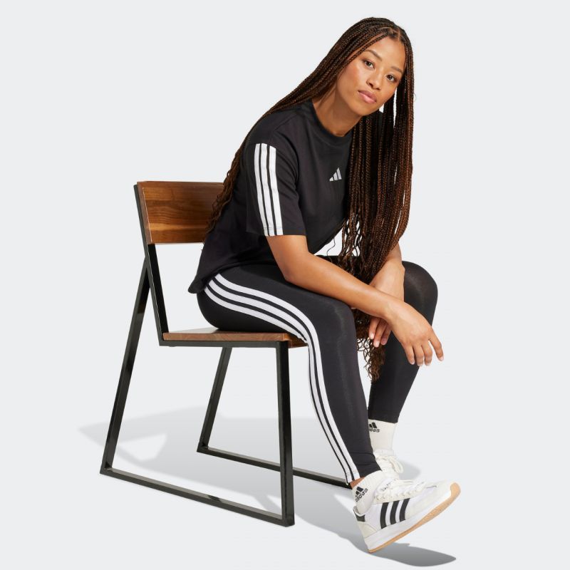 adidas Essentials 3-Stripes Cotton W JE0072 Leggings Clothing/Training Adidas