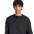 Men's adidas Kit 3-Stripes Long Sleeve T-shirt Black KF2427