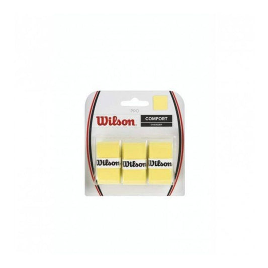Wraps Wilson Pro Overgrip 3 pcs yellow Accessories/Rackets and accessories Your Sports Performance