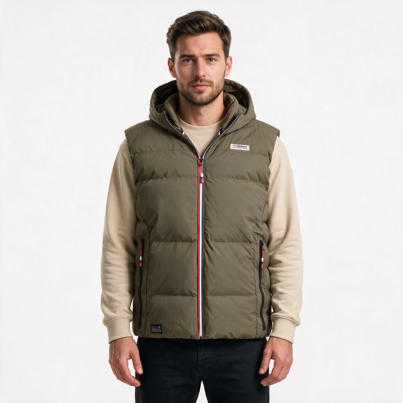 Men’s vest Geographical Norway VITO KAKI DB MEN 001 (WZ6239H/GN-KAKI)