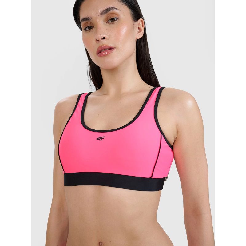 Women's bikini top 4F 4F 4FWSS25UBKTF077-55N *Kategoria tymczasowa Your Sports Performance