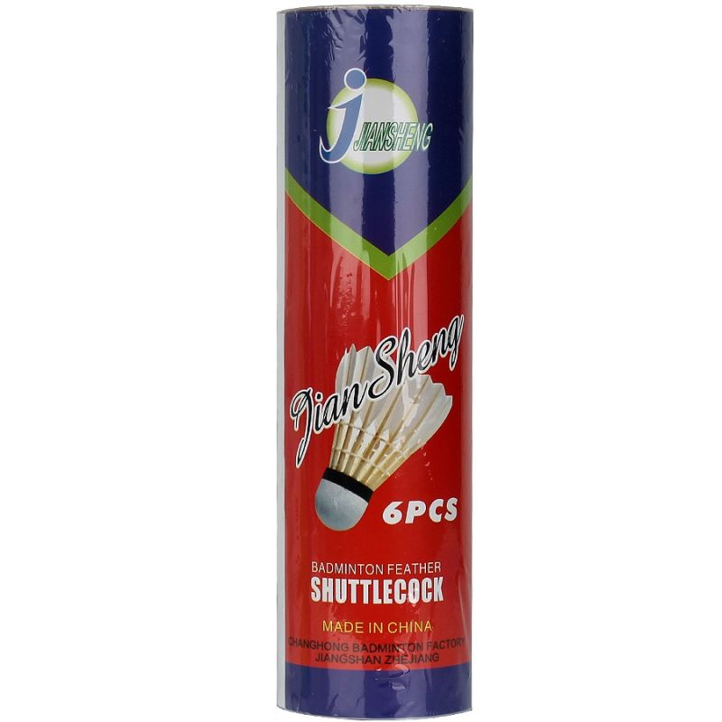 Lotka do badmintona piórkowa 6 szt Techman Accessories Your Sports Performance