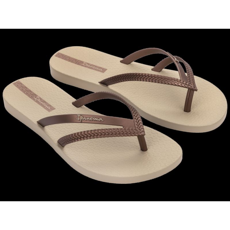 Ipanema Bossa Fem women's summer beach flip-flops beige (82067-21975) In preparation Your Sports Performance