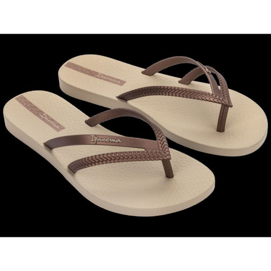Ipanema Bossa Fem women's summer beach flip-flops beige (82067-21975) In preparation Your Sports Performance