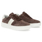 Women's leather sneakers on a brown platform Filippo DP7533 Filippo