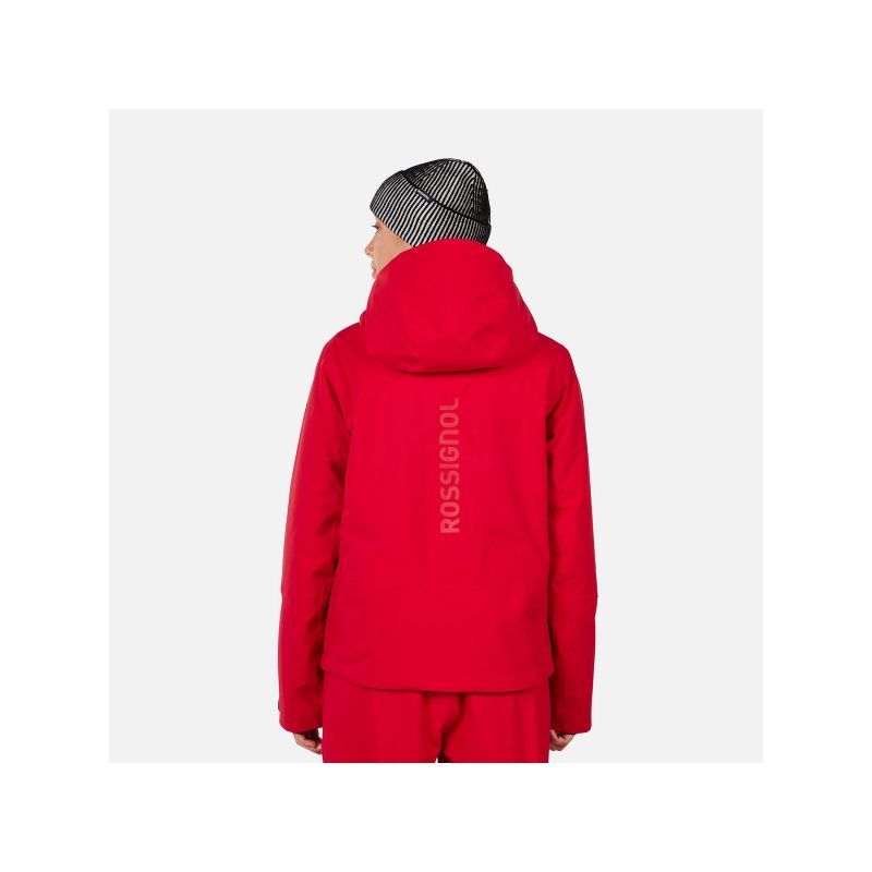 ROSSIGNOL W ROCHRUN INSULATED JKT women's ski jacket red