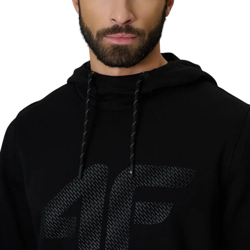 Men's sweatshirt 4F M2548 deep black 4FWMM00TSWSM2548 20S