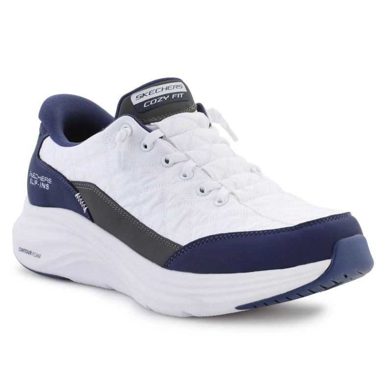 Skechers Slip-ins: Contour Foam - Cozy Fit 232619-WNV White/Navy In preparation Your Sports Performance