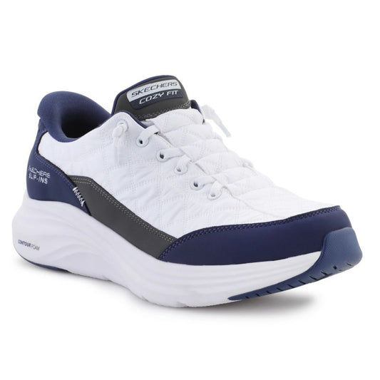 Skechers Slip-ins: Contour Foam - Cozy Fit 232619-WNV White/Navy In preparation Your Sports Performance