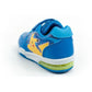 Leomil children's sports shoes Pokemon sneakers lightweight with velcro LED blue