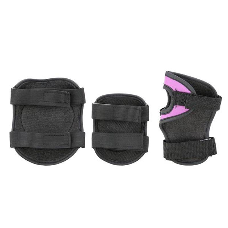 Protectors set Nils Extreme PURPLE size M H110 Accessories/Protectors and knee pads Your Sports Performance