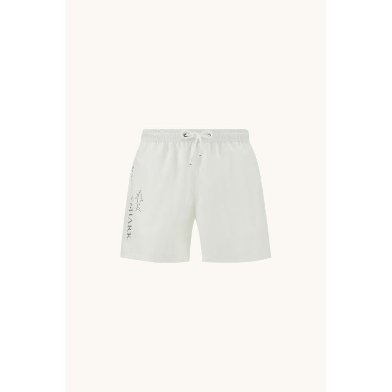 Paul&Shark men's swimming trunks white 26415007-010 – stylish, comfortable, sea-ready