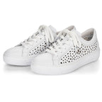 Rieker W RKR641 leather comfort shoes white