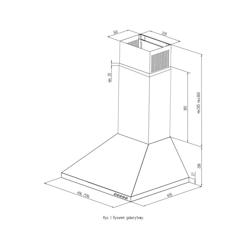 MAAN Vela 2 50 wall hood white AGD - Produkty/Okapy kuchenne Your Sports Performance