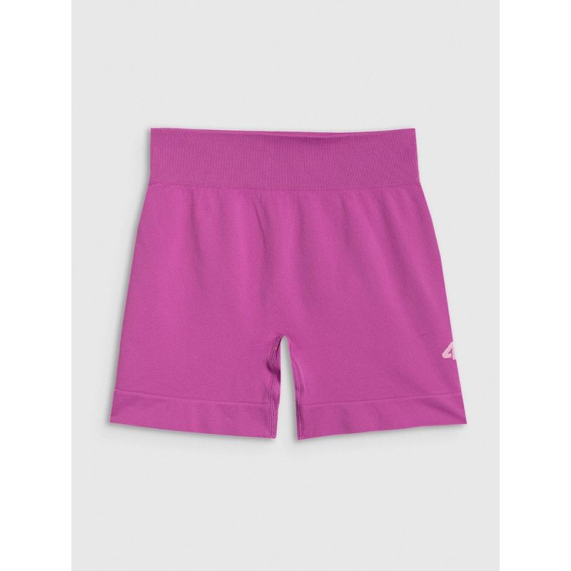 Girls' seamless sports short leggings 4F 4FJRSS26TFSTF140-53S