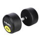 Rubber-coated dumbbell 37.5kg HMS HG PRO 37.5 In preparation Your Sports Performance