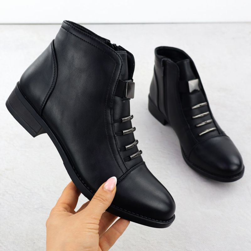 Women's black worker boots with socks Sabatina To be categorized Your Sports Performance