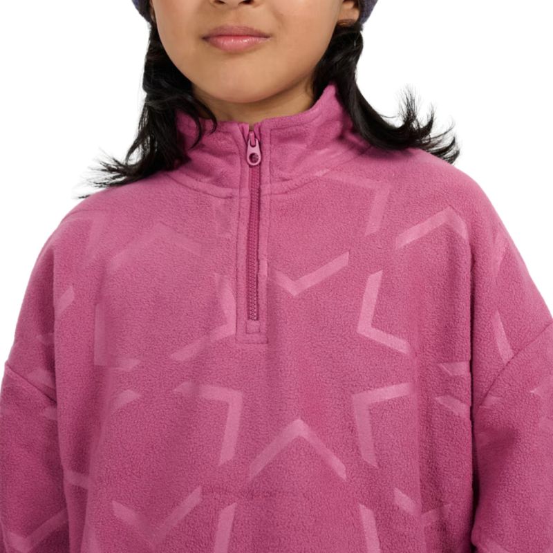 Fleece for girls 4F F342 dark pink 4FJWAW25TFLEF342 53A 4f