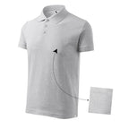 Malfini Cotton M MLI-21203 polo shirt light gray melange Clothing/Lifestyle/T-shirts/Malfini Malfini