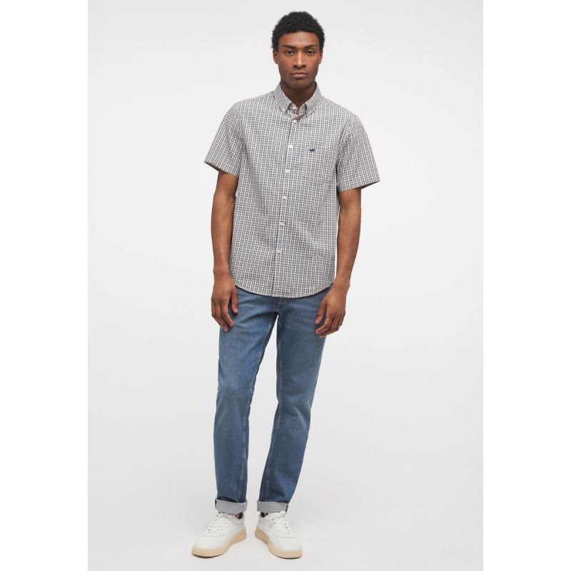 Mustang Collin Mini Check M Shirt 1013857-12447 Clothing/Lifestyle/T-shirts/Mustang Your Sports Performance