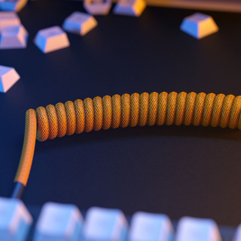 Glorious Gaming GLO-KB-ACC-CBL-COIL-GGLD Keyboard/Mouse Cable Gold 1.4m Kable i adaptery/Kable USB Your Sports Performance