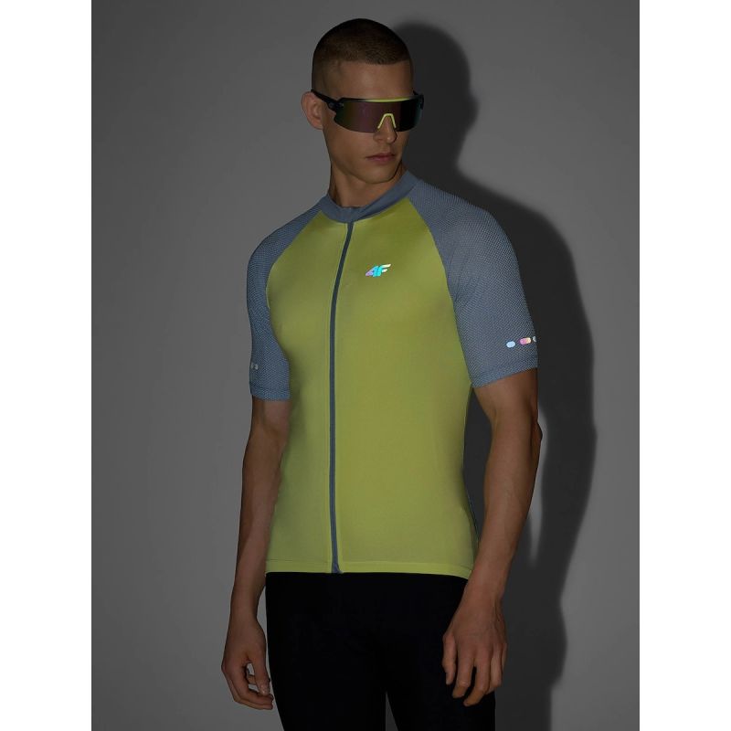 Men's 4F UPF50+ cycling jersey 4FRSS26TFTSM2450-73S