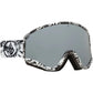 Volcom YAE OP ART/SILVER CHROME UV protection snowboard goggles women/men gray (VG0722318) Accessories/Skiing/Gogle/Volcom Your Sports Performance