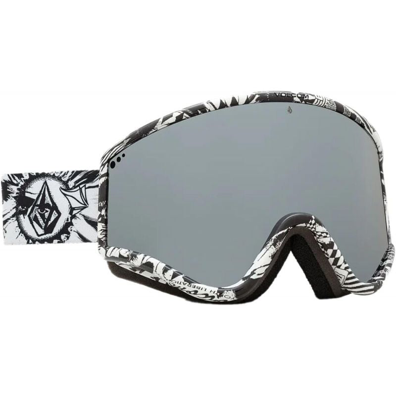 Volcom YAE OP ART/SILVER CHROME UV protection snowboard goggles women/men gray (VG0722318) Accessories/Skiing/Gogle/Volcom Your Sports Performance