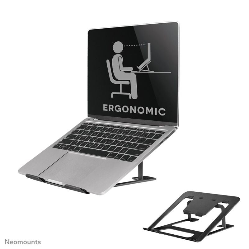 Neomounts NSLS085BLACK Laptop Stand Notebook Stand Black 43.2 cm (17") Chłodzenie/Podstawki pod notebooki Your Sports Performance