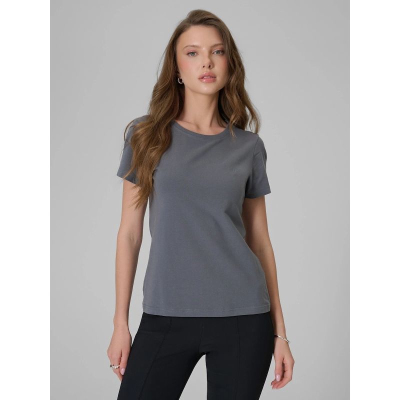 Women's slim plain T-shirt 4F 4FRSS26TTSHF3628-24S 4f