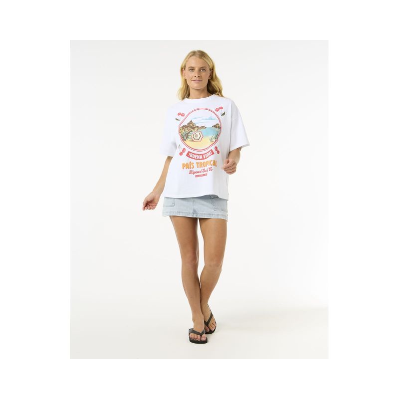 RIP CURL Cove Heritage Tee White
