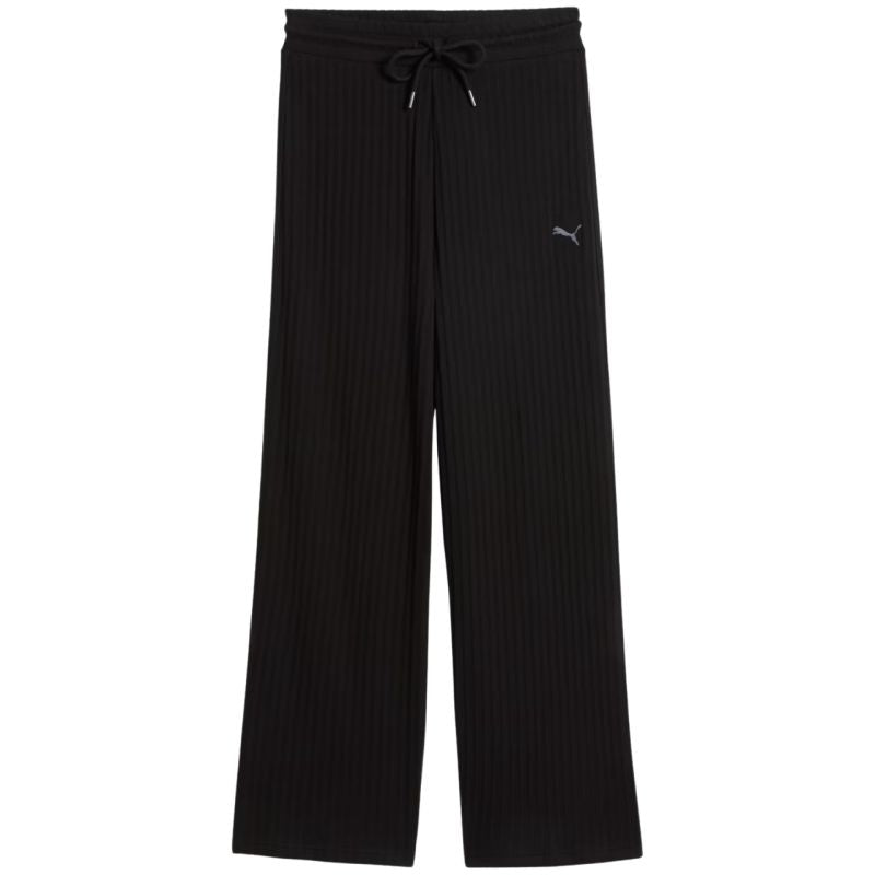 Puma HER Comfort High-Waist Wide Leg Women's Pants Black 693284 01